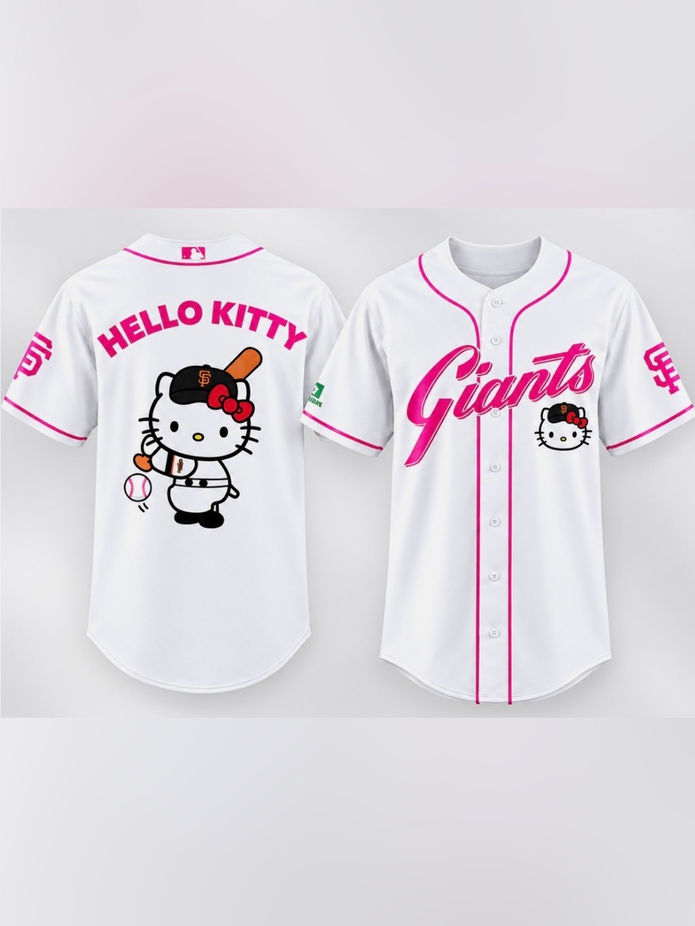 đŠˇâž Rare 2020 SGA SF Giants x Hello Kitty Womenâs XL Jersey âžđЎ